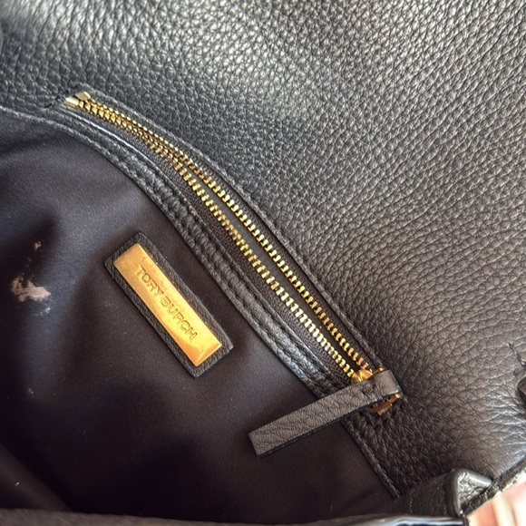 TORY BURCH Georgia Pebble Leather Combo Crossbody - Picture 6 of 11